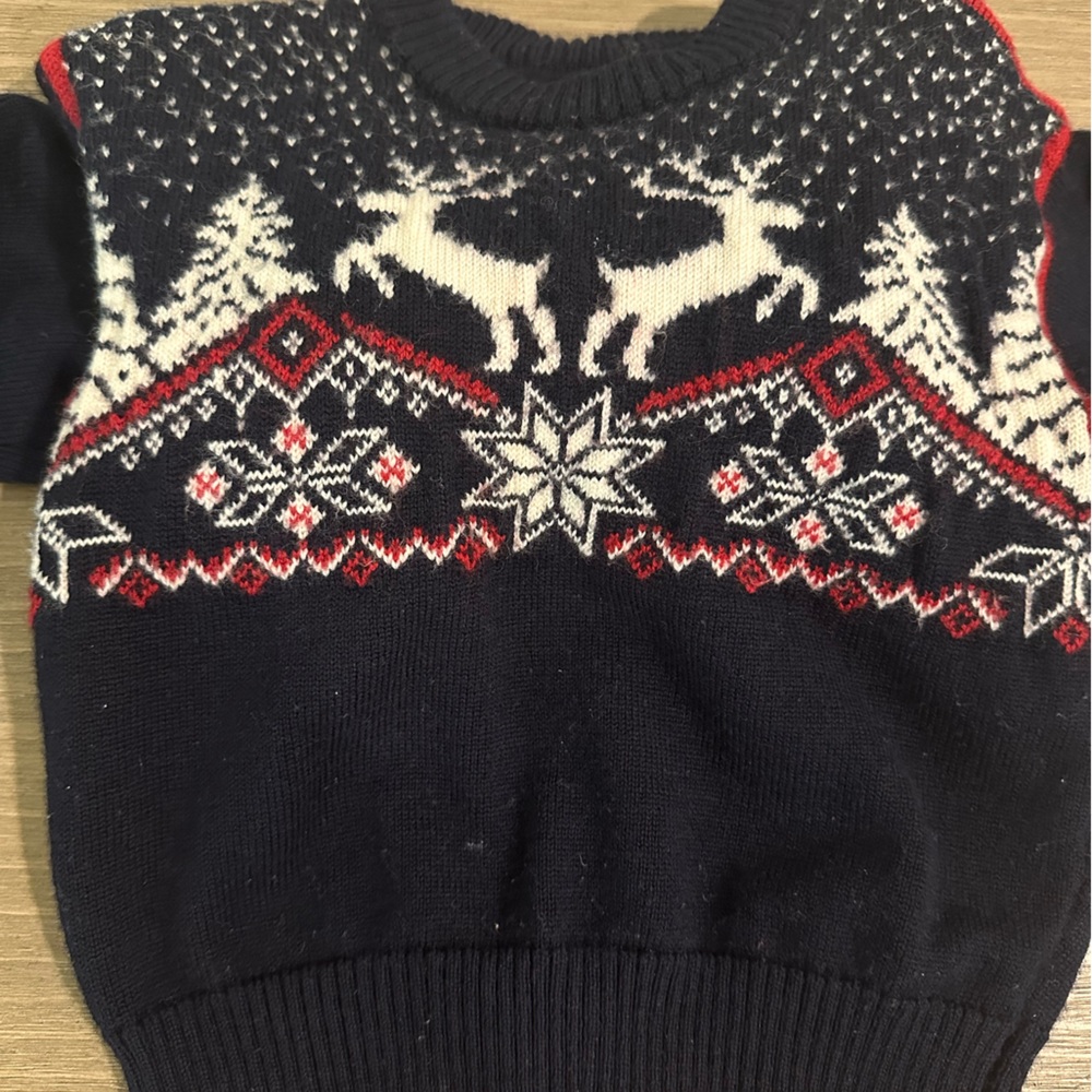 Kids size 2 Dale of Norway Christmas sweater.